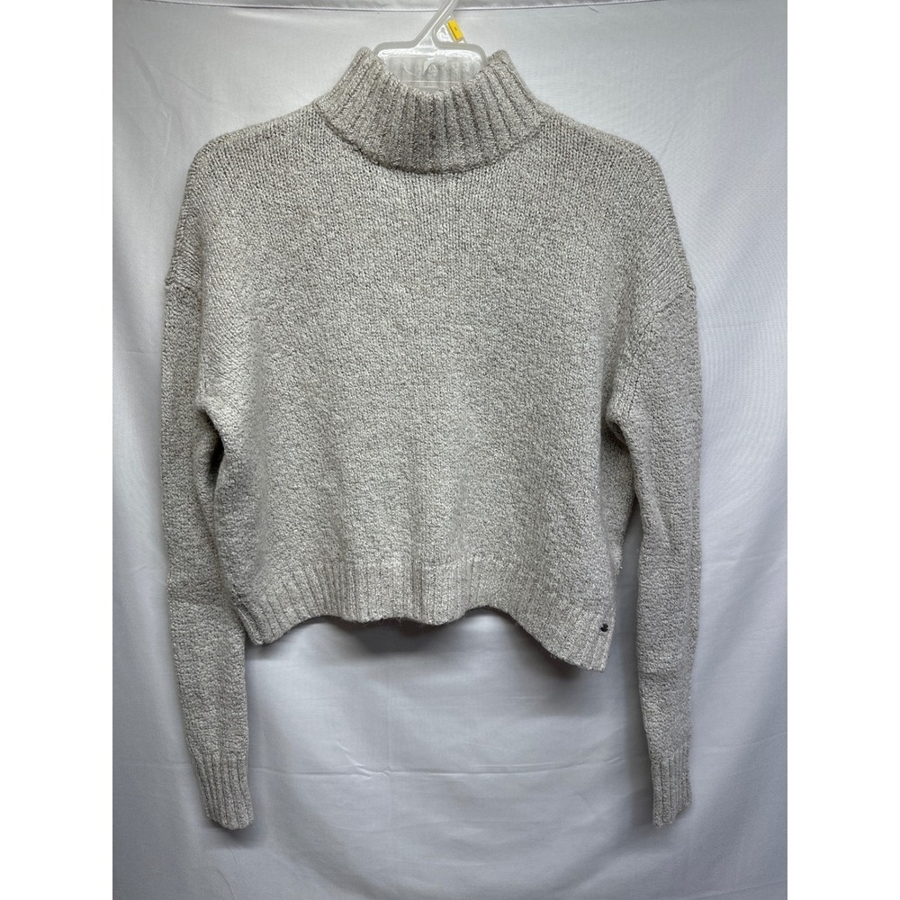 American Eagle Outfitters Womens Textured Turtleneck Sweater Crop Size‎ S P